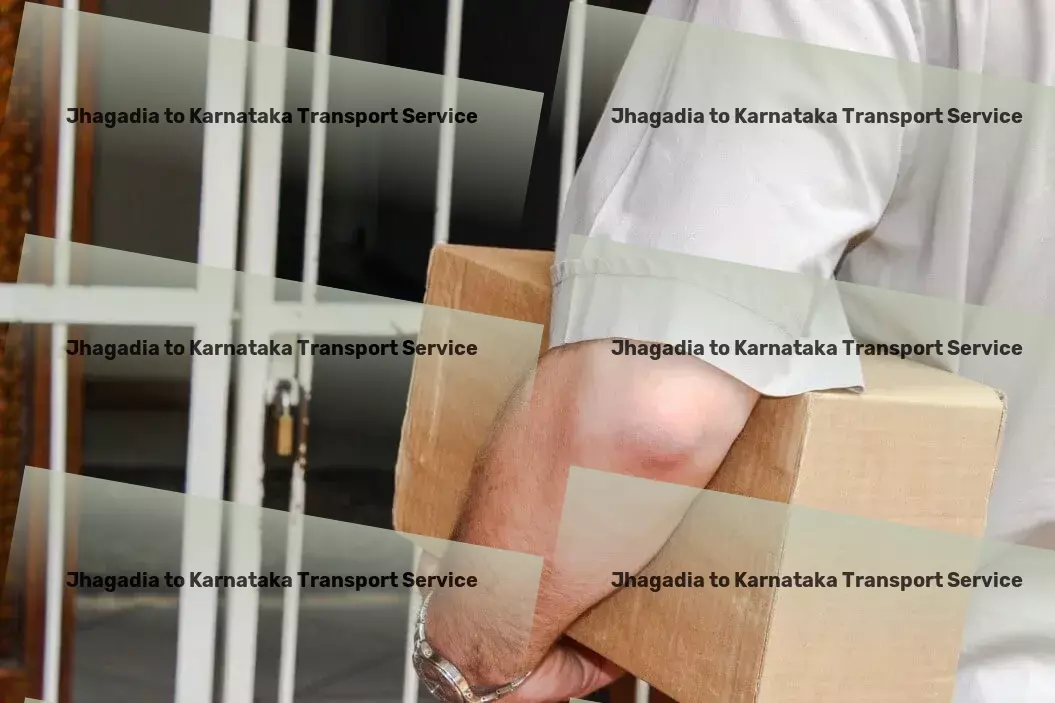 Jhagadia to Karnataka Courier And Parcel Comprehensive cargo logistics