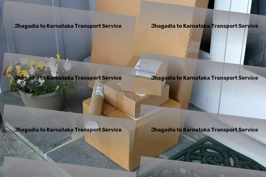 Jhagadia to Karnataka Courier And Parcel Dedicated to simplifying your transport needs within the vast Indian landscape. - Specialized package moving